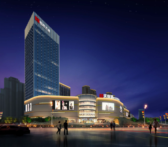 天縱城(chéng)商業(yè)及寫字樓夜景照(zhào)明工(gōng)程項目——2018神燈獎申報(bào)工(gōng)程